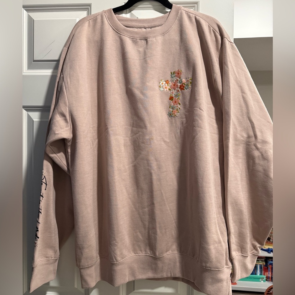 Love in Faith Beige Sweatshirt from Buc-ee’s